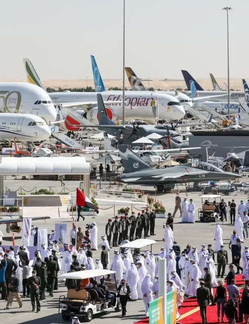 Dubai Airshow Outdoor Display