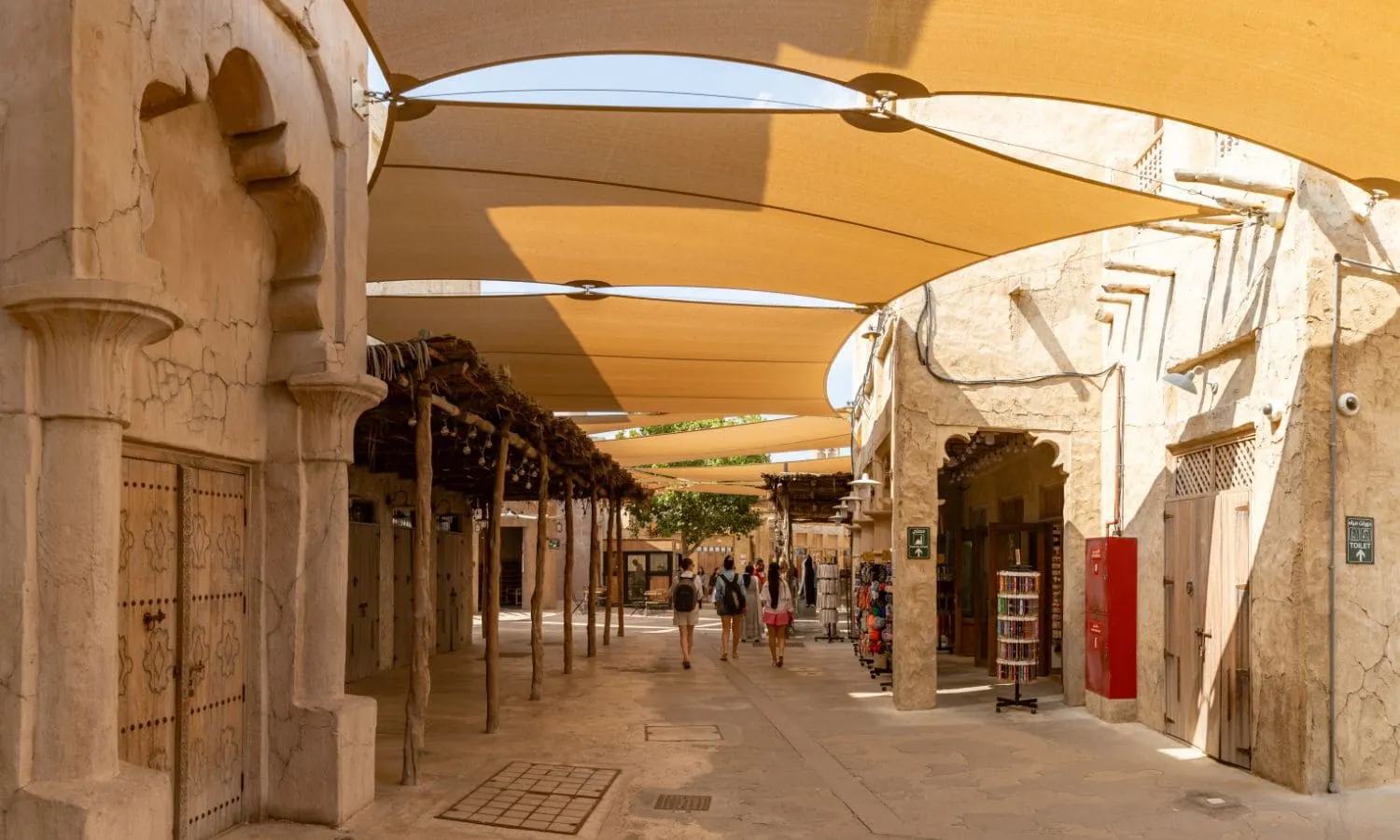 Sikkas inside The Al Seef traditional district, Dubai