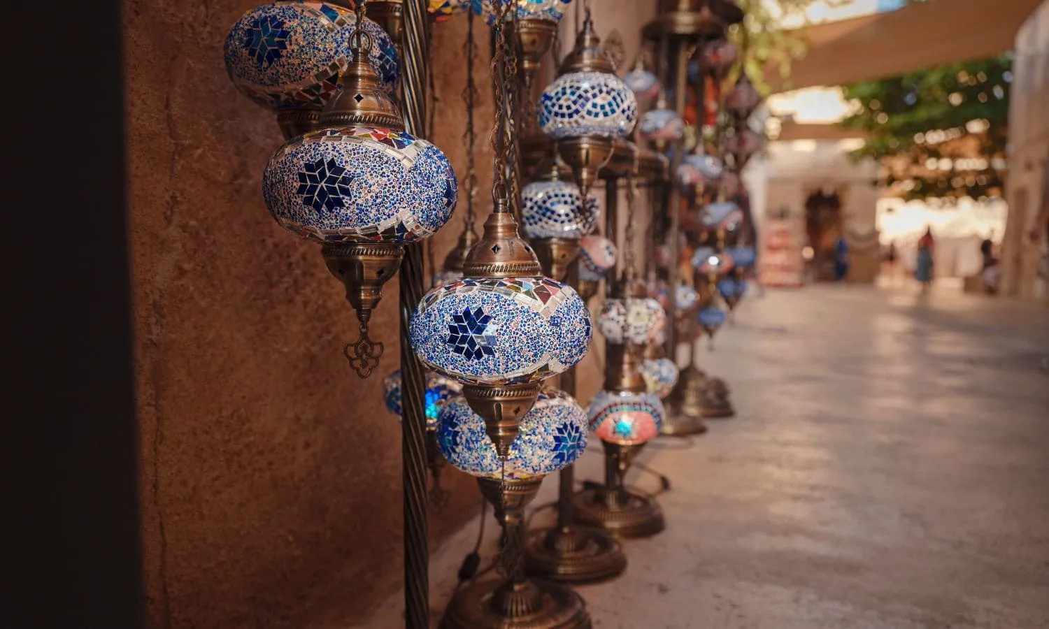Local craftsmanship, sold in shops in the historical district of Al Seef