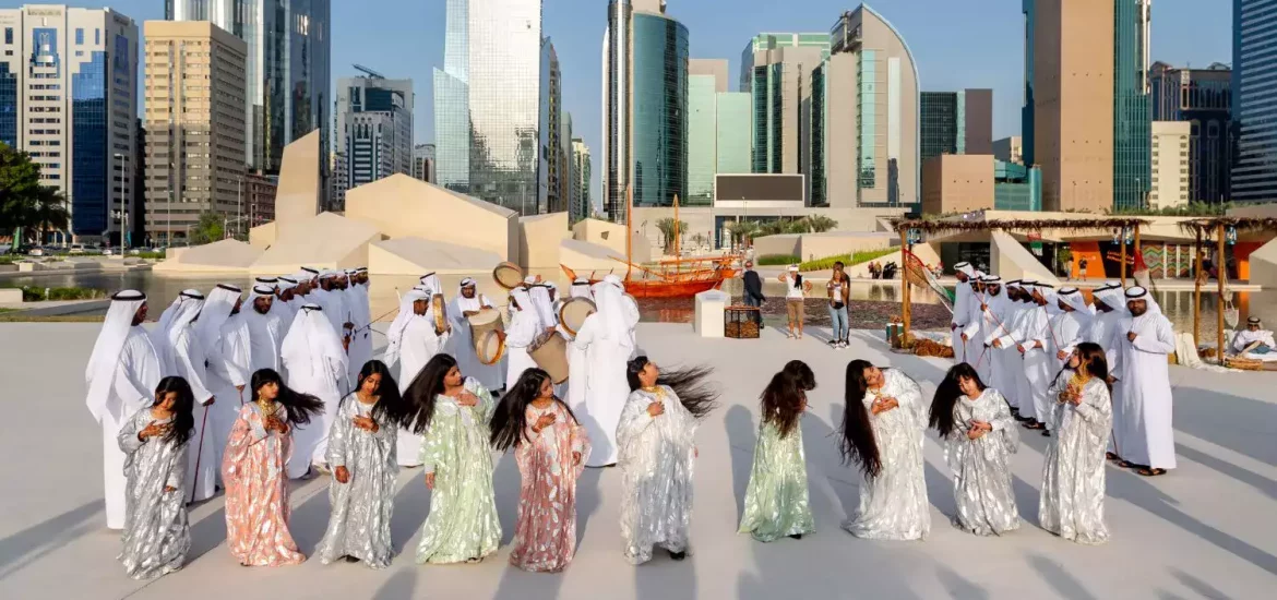 The traditional Al Alaya Dance performed in Dubai.