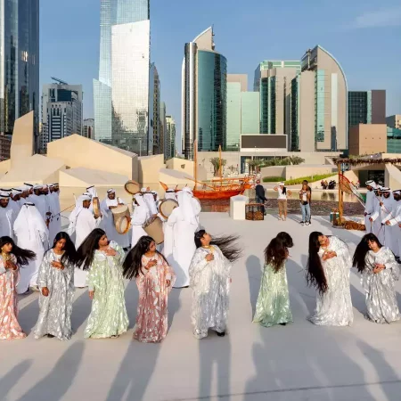 The traditional Al Alaya Dance performed in Dubai.