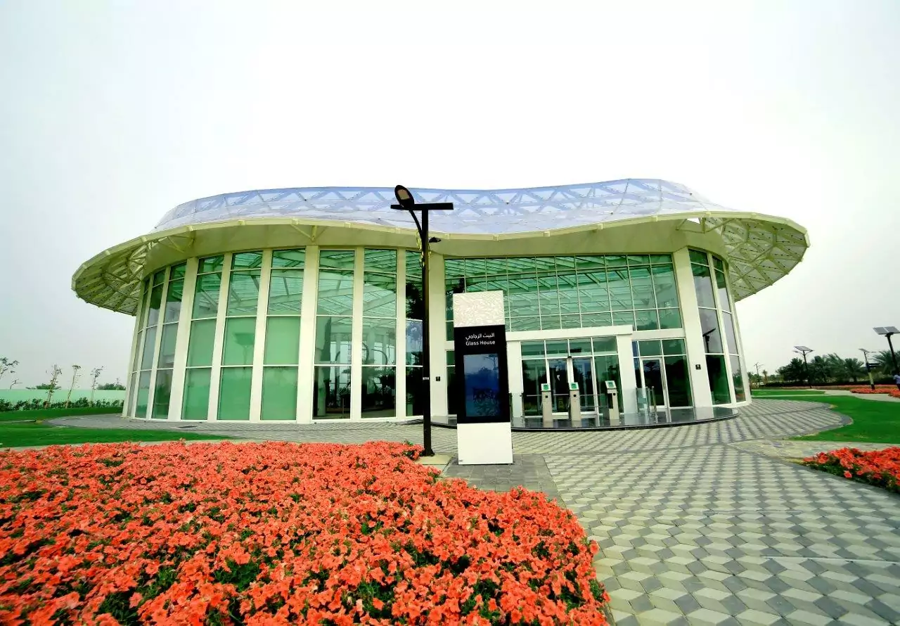 Quranic Park Glasshouse, the park’s big attraction.